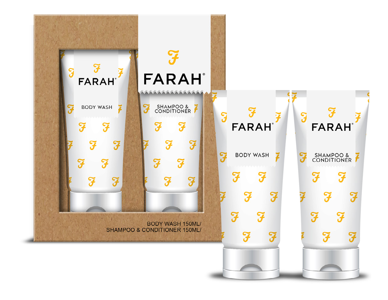 Farah Body Wash Shampoo & Conditioner