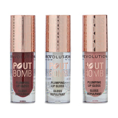 Revolution Pout Bomb Plumping Lip Gloss Trio Gift Set