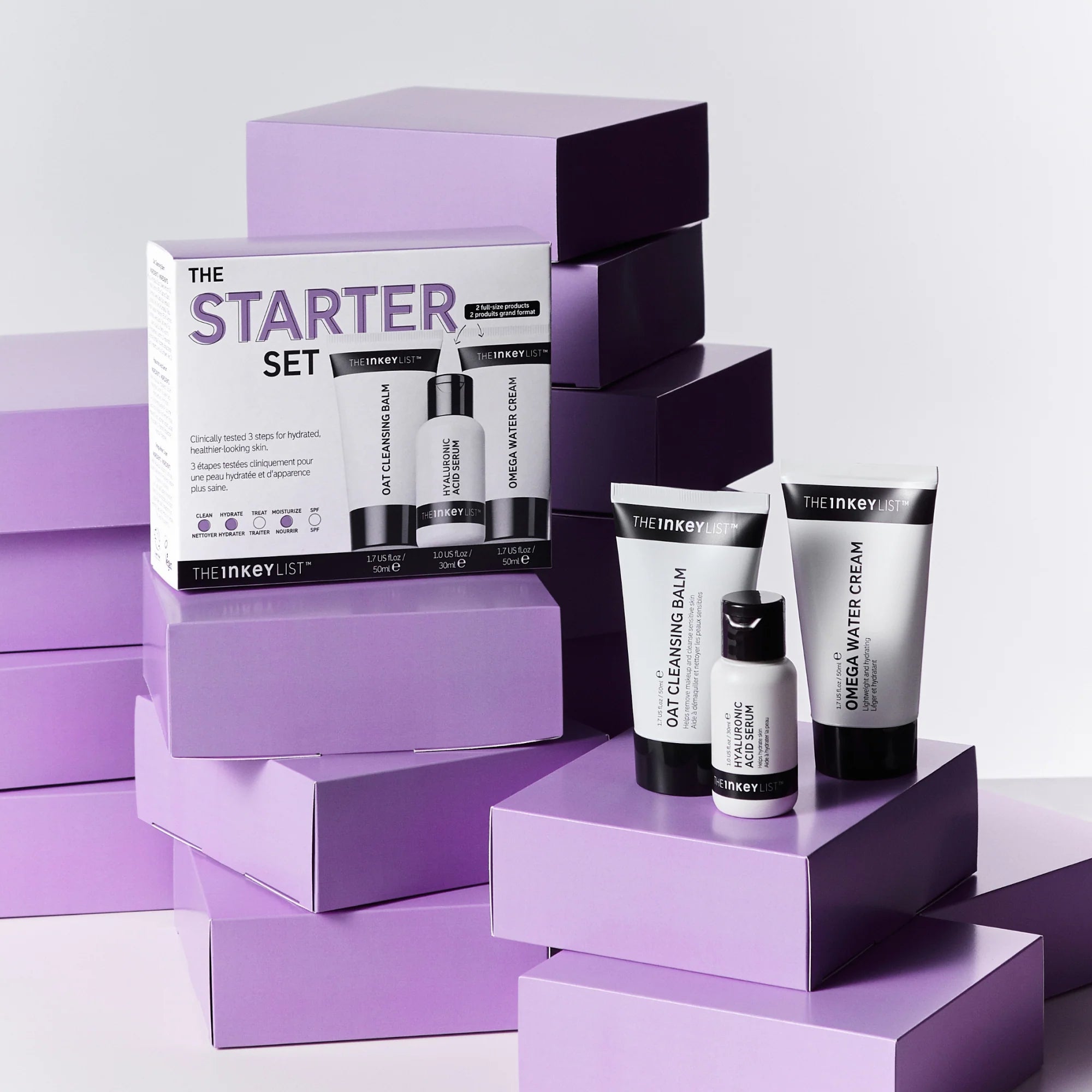 The Inkey List The Starter Set for hydrated, healthier-looking skin