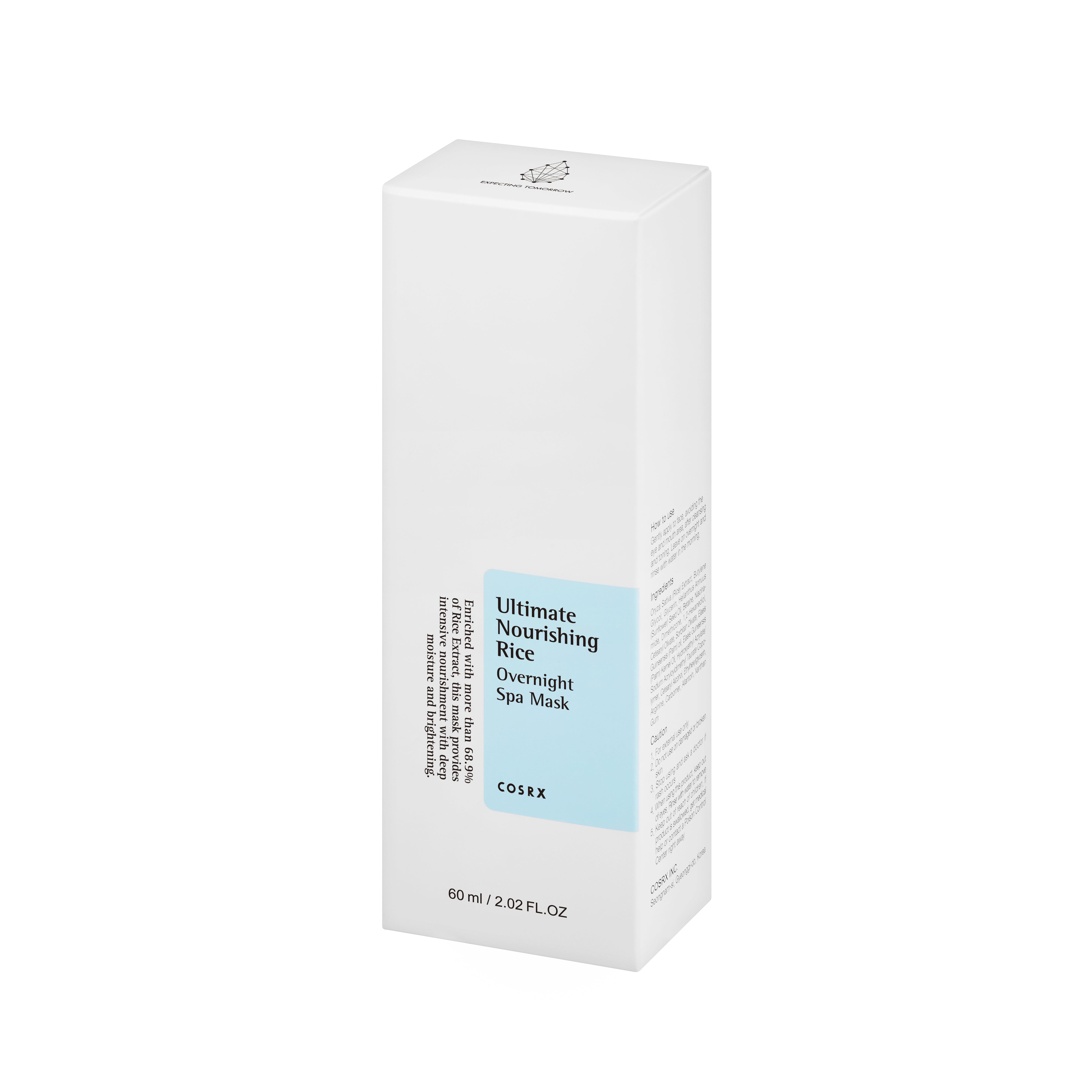 COSRX Ultimate Nourishing Rice Overnight Spa Mask