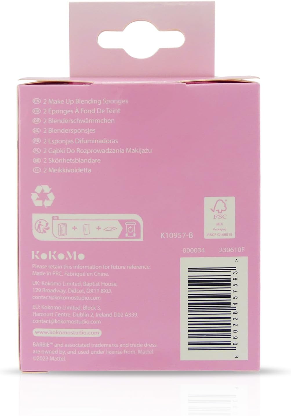 Barbie Make-Up Blender Sponge Duo