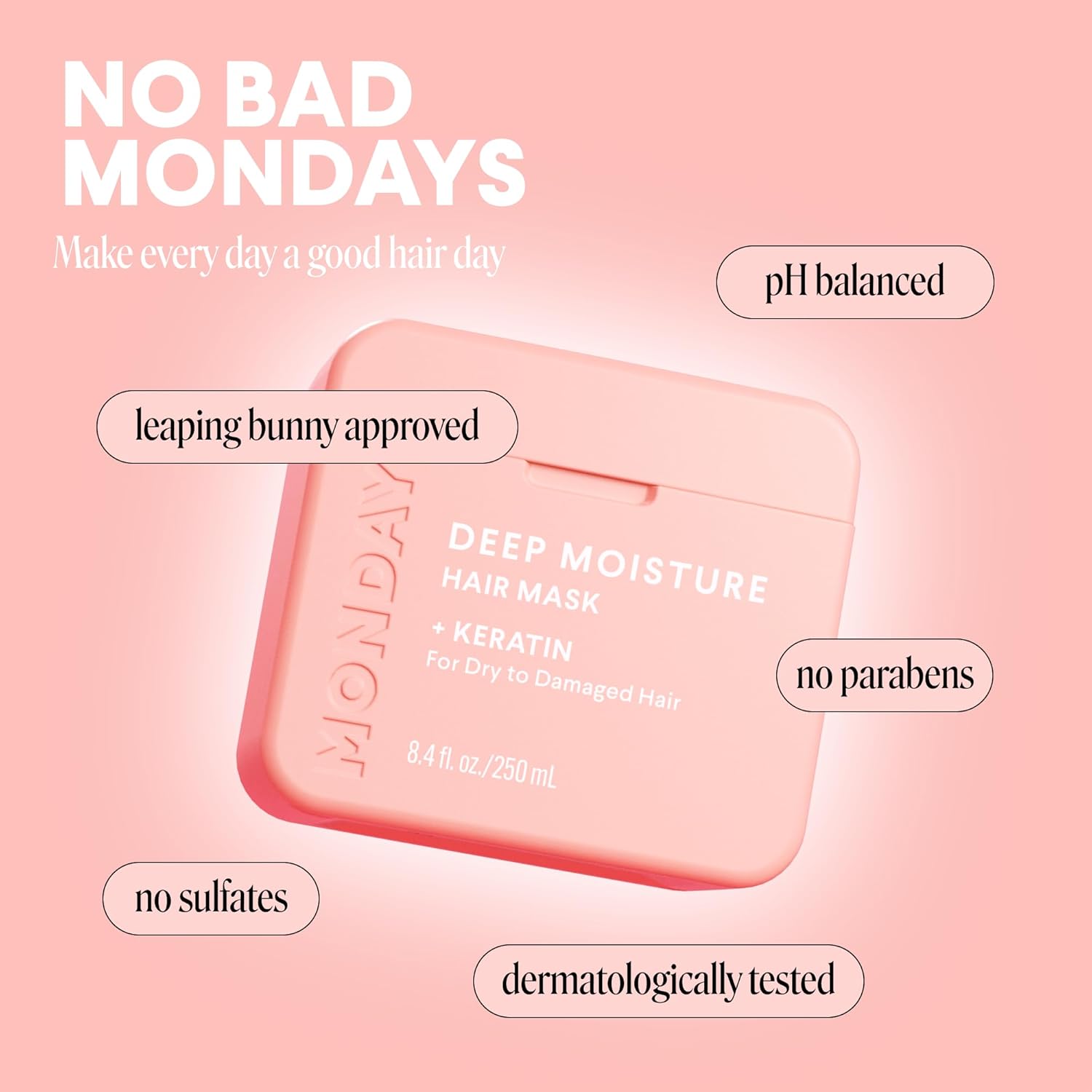 Monday Hair Mask Deep Moisture 250ml
