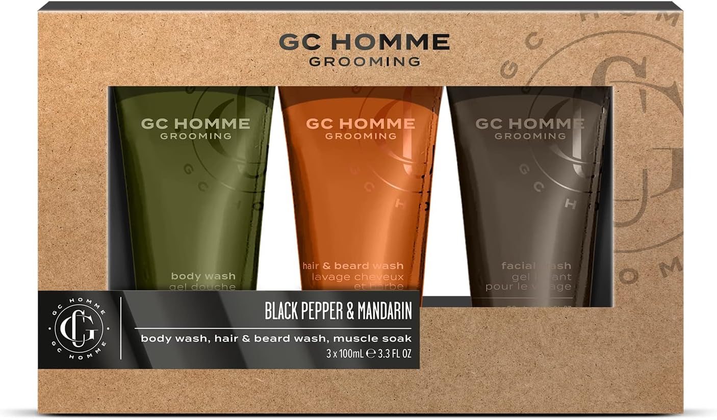 GC Homme Men's Classic - Black Pepper & Mandarin - Freshen Up Essentials