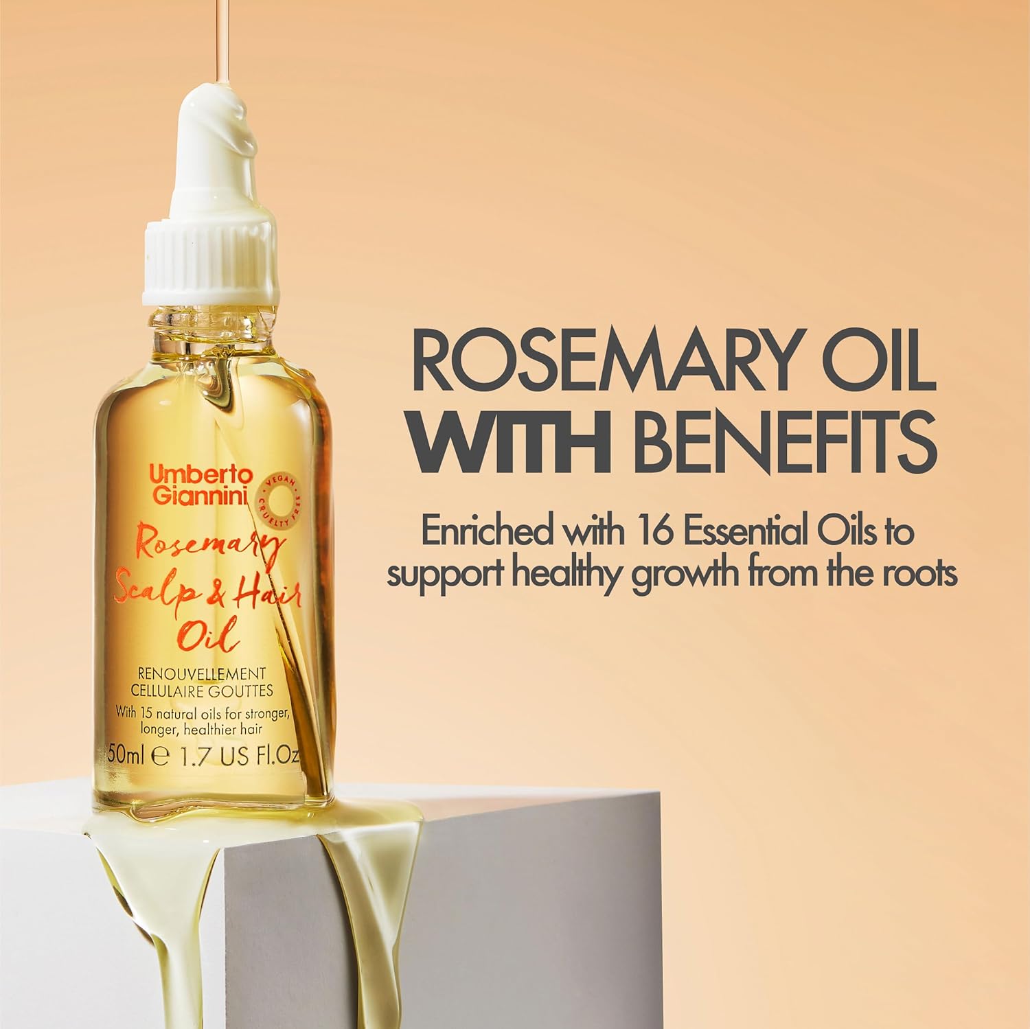 Umberto Rosemary Scalp and Hair Oil