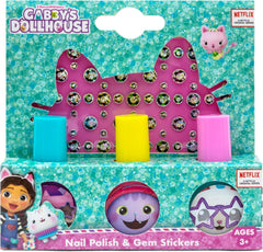 Gabby's Dollhouse Children's Nail Polish & Stickers Gift Set