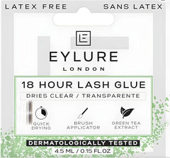 Eylure 18H Glue Brush Applicator - Clear