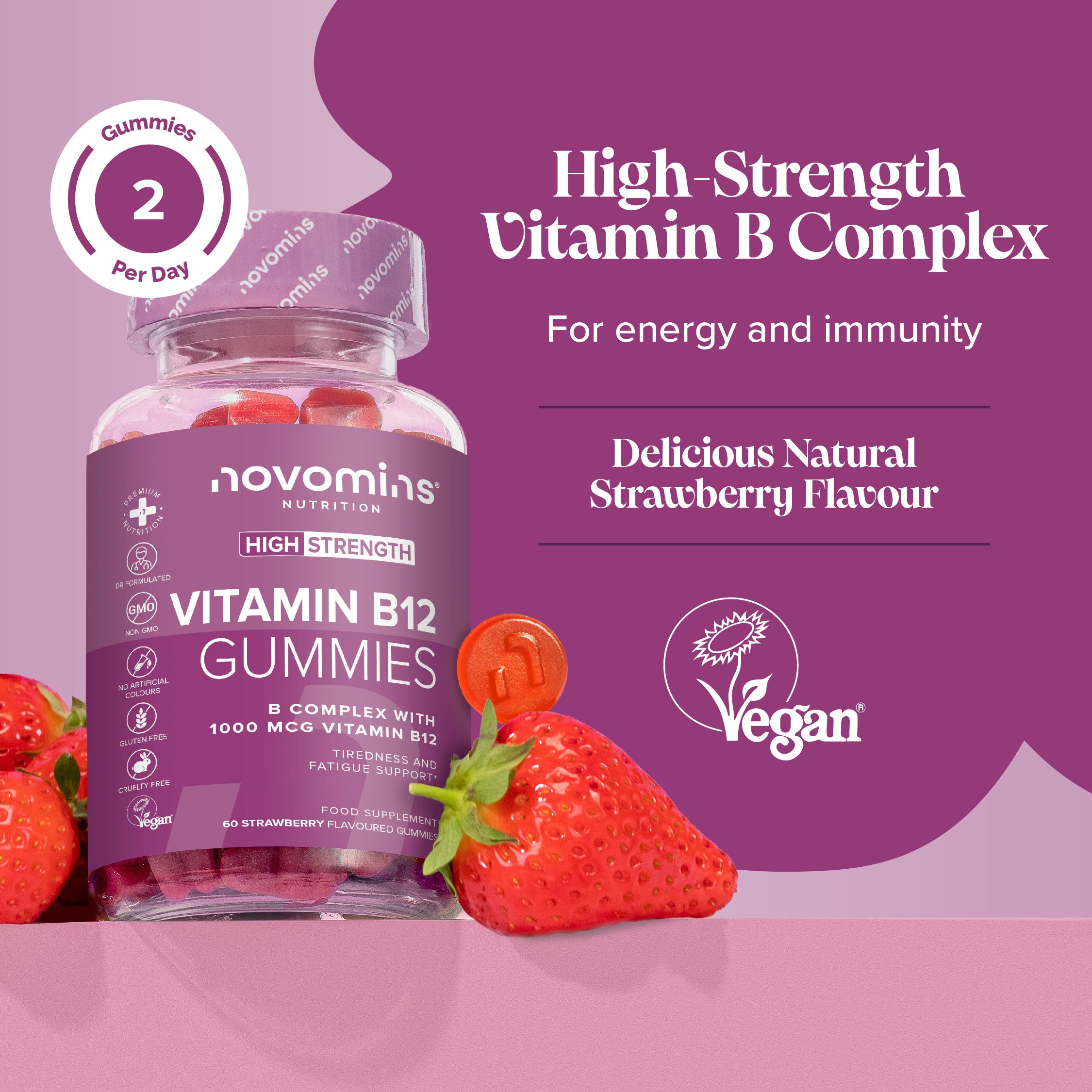 Novomins Vitamin B12 Gummies
