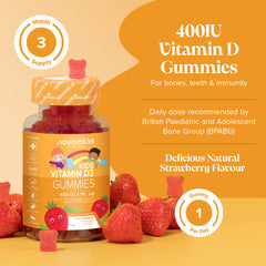 Novomins Kids Vitamin D Gummies