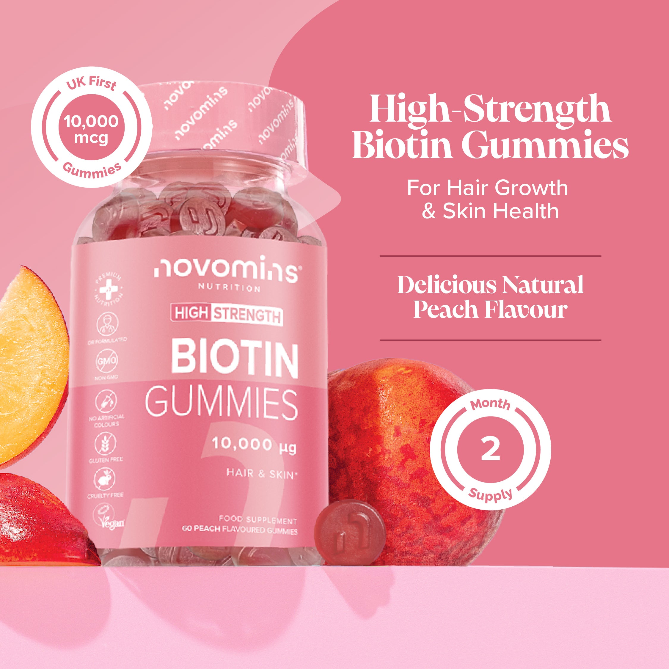 Novomins Biotin Gummies
