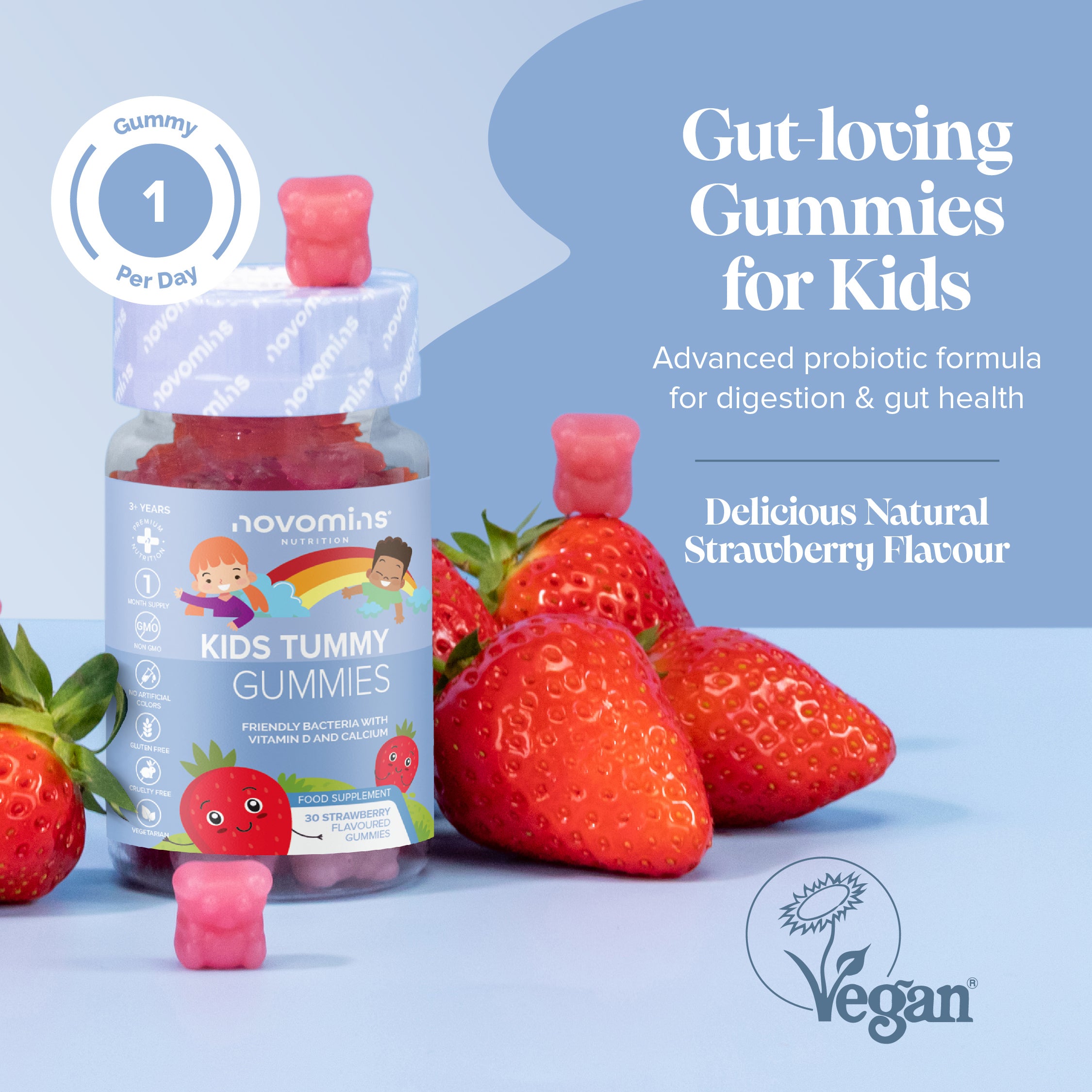 Novomins Kids Probiotic Gummies