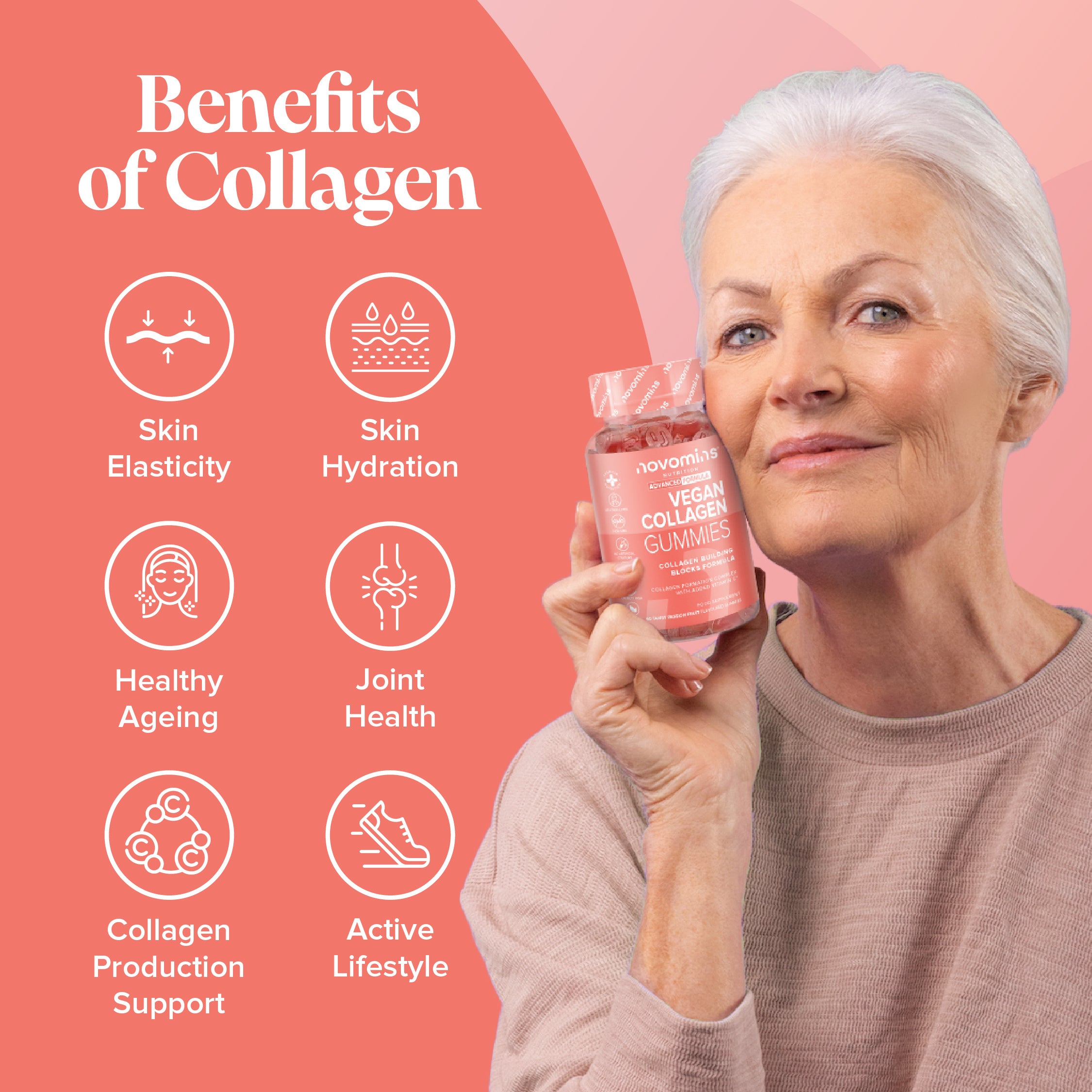 Novomins Vegan Collagen Gummies