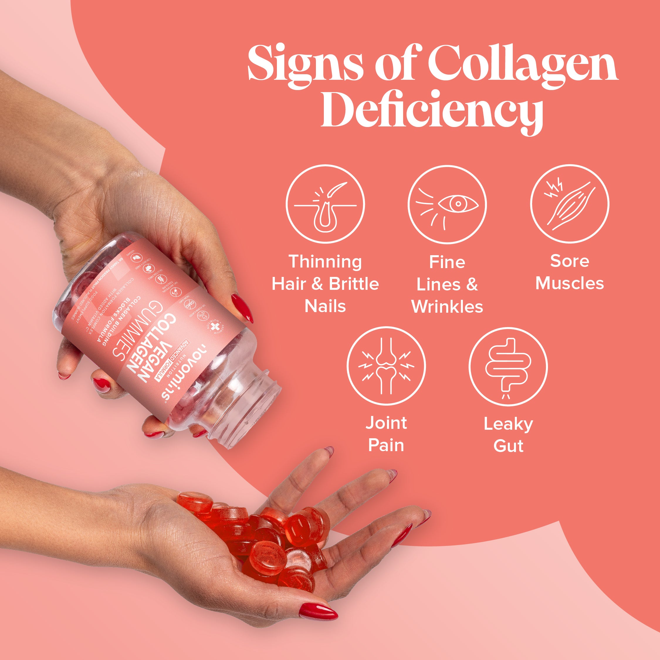 Novomins Vegan Collagen Gummies