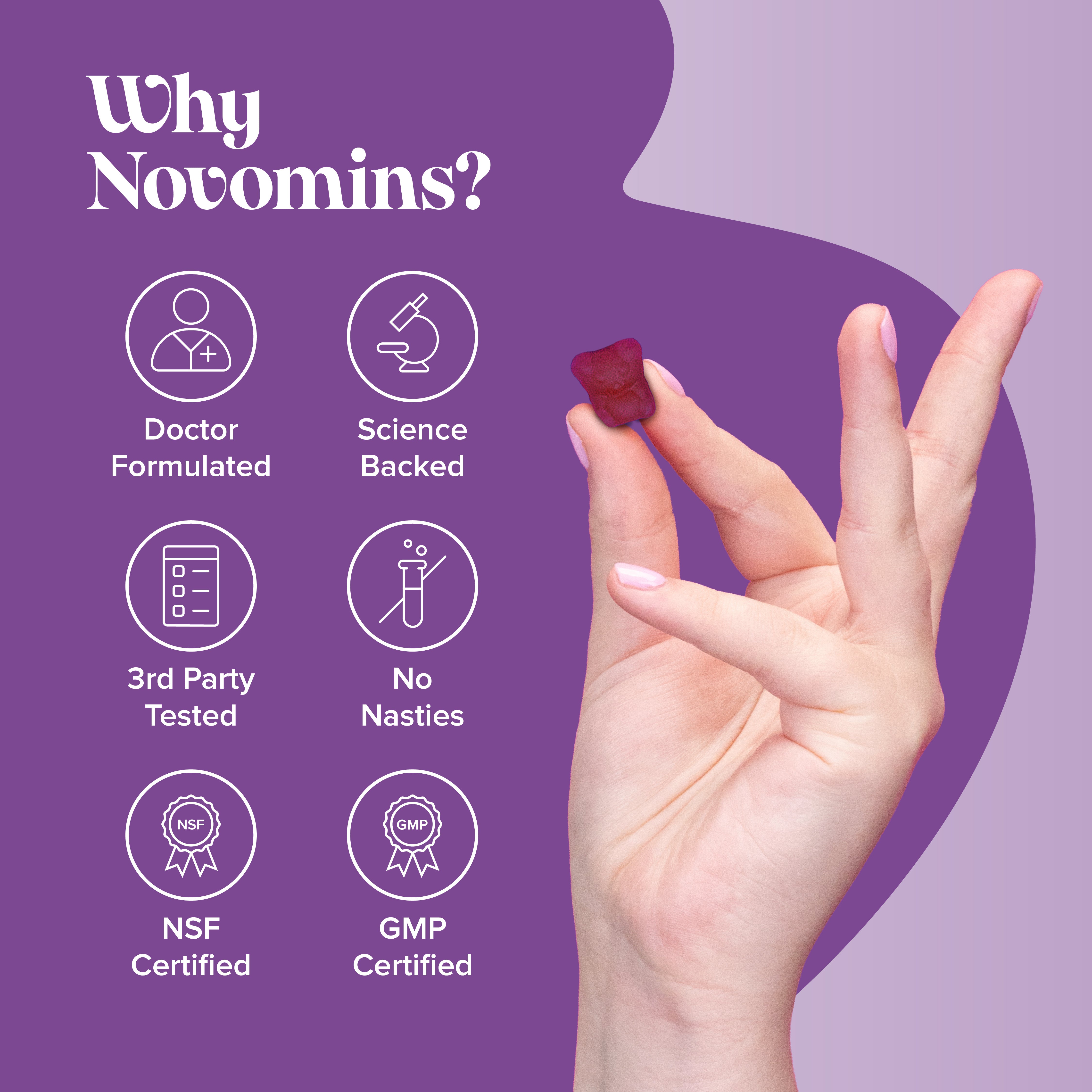 Novomins Kid's Night Time Gummies