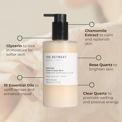 The Retreat Purifying Cream Oil Body Wash 300ml