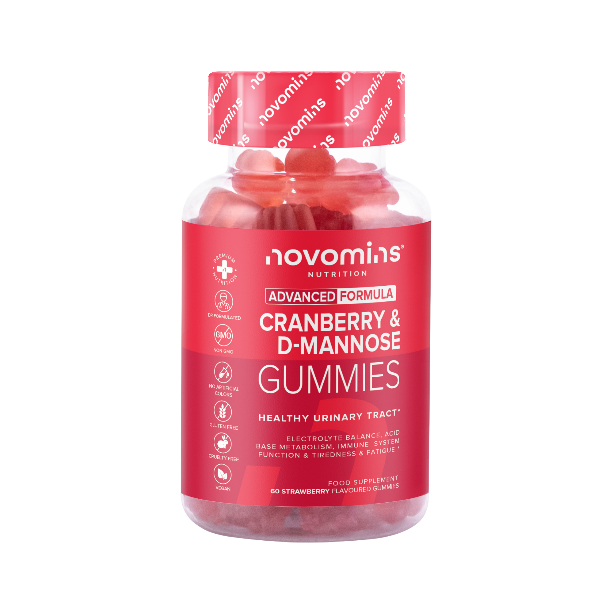 Novomins Cranberry & D Mannose Gummies