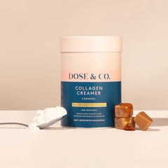 Dose & Co Dairy Collagen Creamer - Caramel 340g
