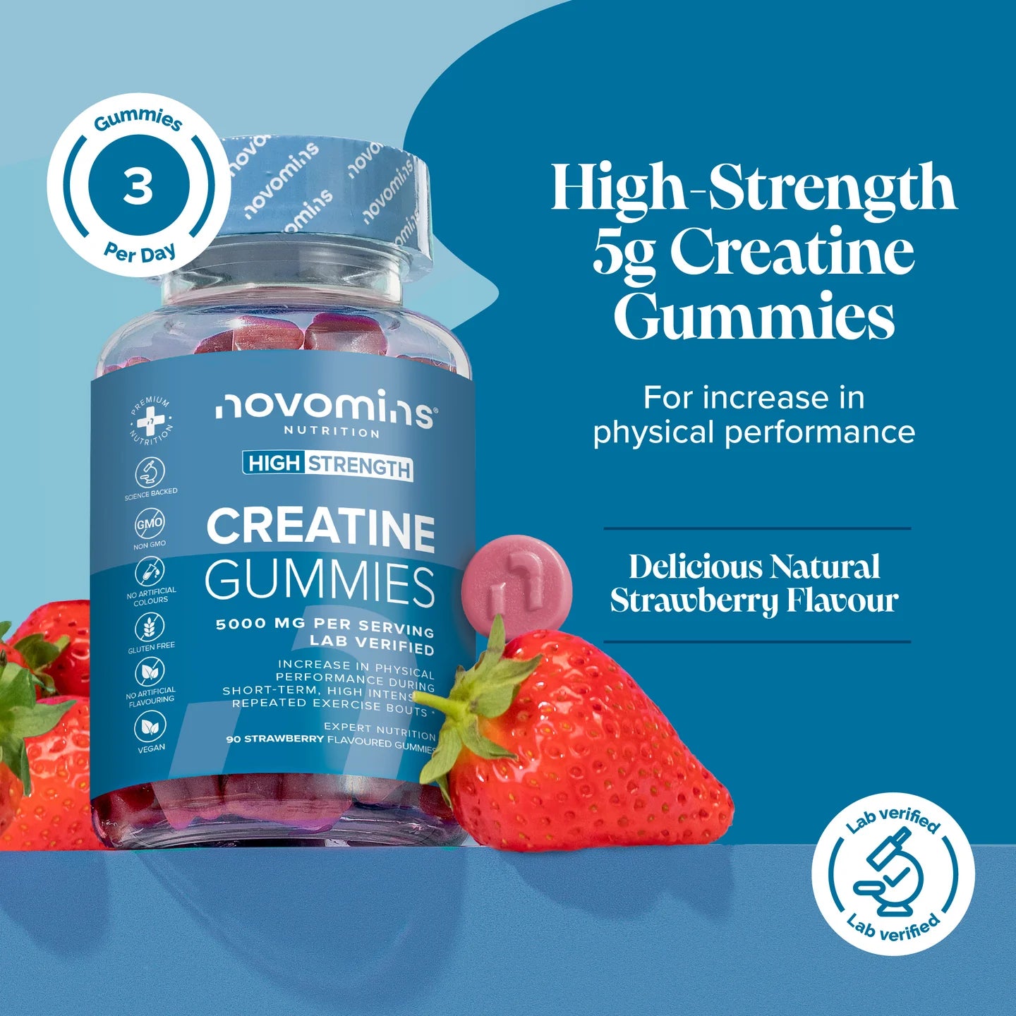 Novomins Creatine Gummies