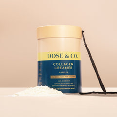 Dose & Co Dairy Collagen Creamer - Vanilla 340g