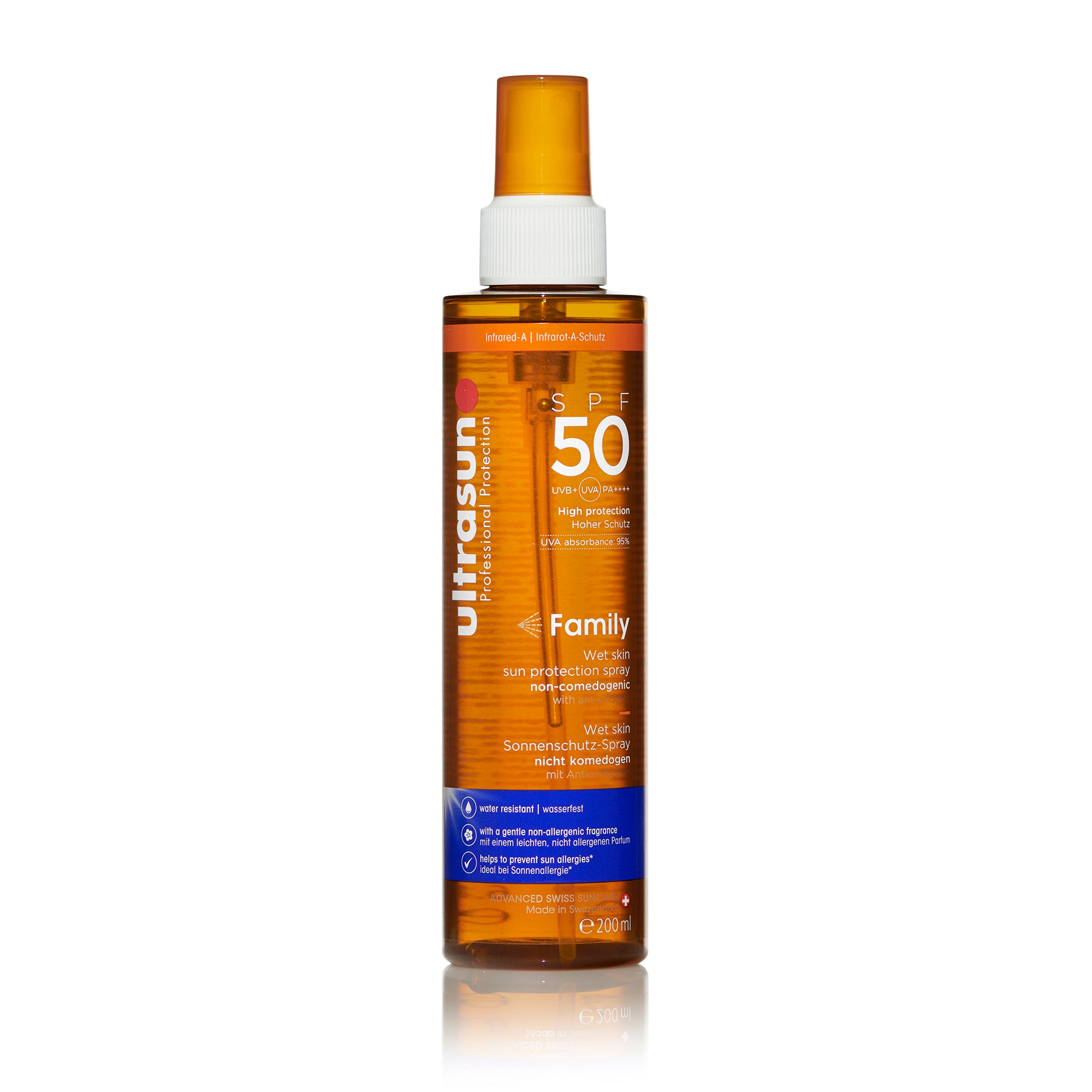 Ultrasun Family Wet Skin Spray SPF50