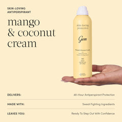 GEM Skin-Loving Deodorant - Mango & Coconut Cream (207ml)