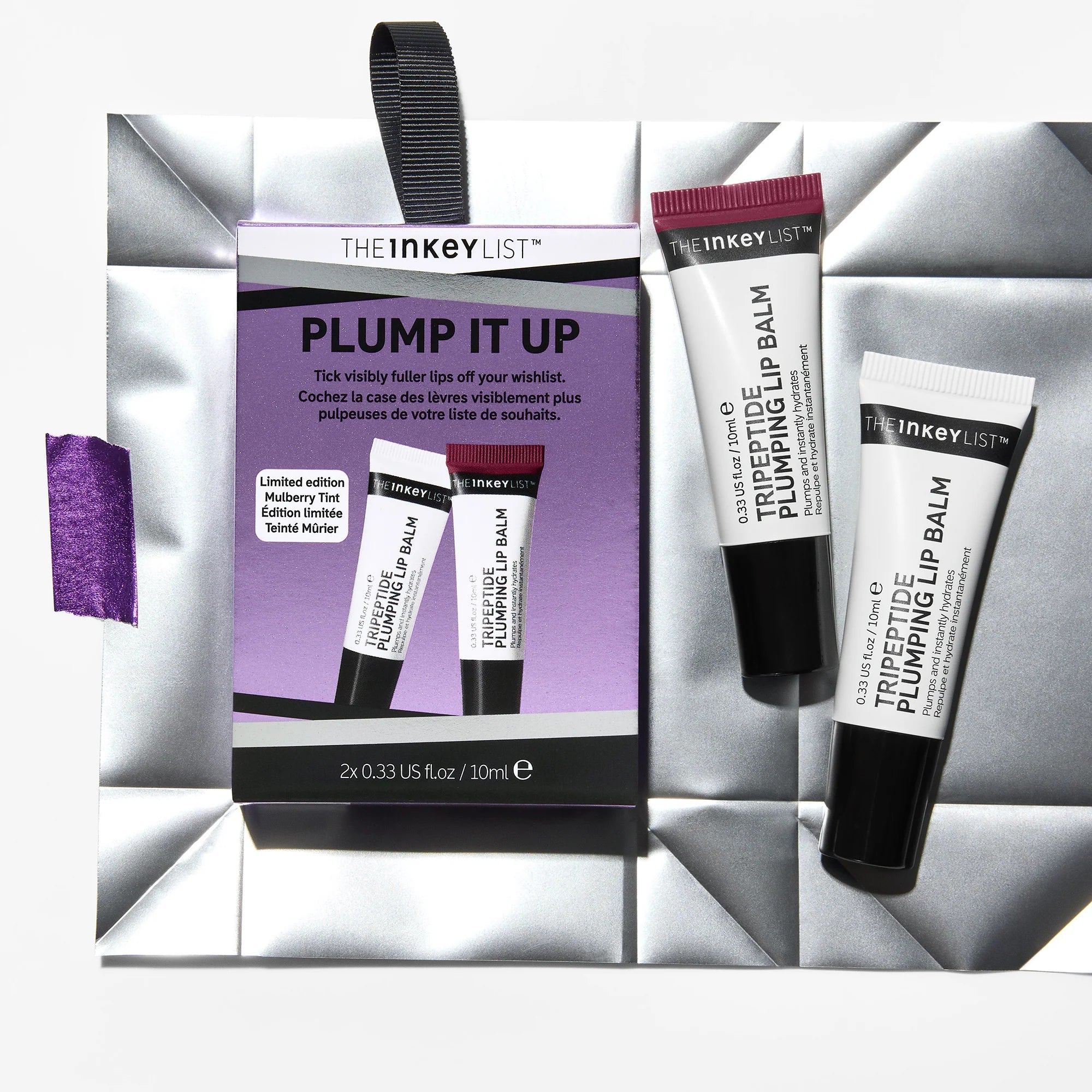 The Inkey List The Plump It Up Duo Lip balm