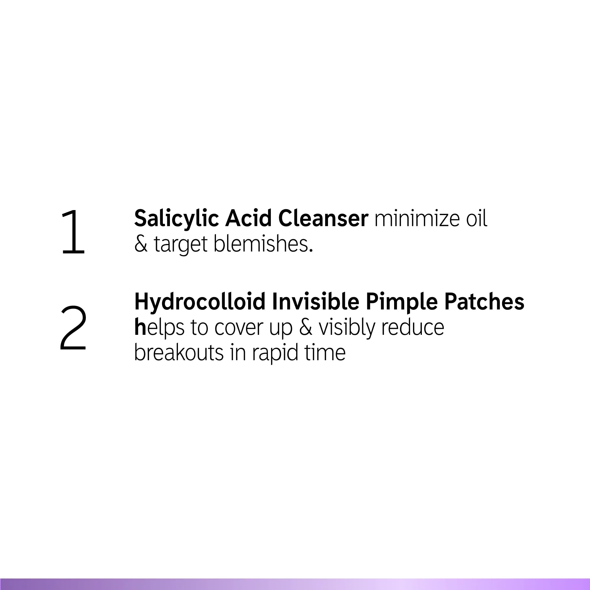 The Inkey List The Spot On Duo Set for blemish-prone skin
