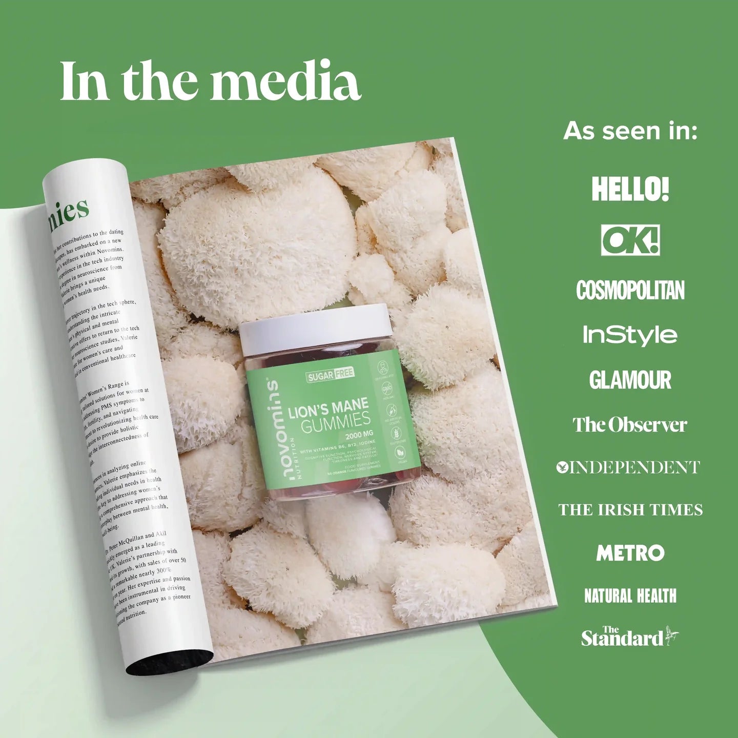 Novomins Lion's Mane Gummies
