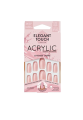 Elegant Touch Colour Acrylic Nails Luscious Lychee