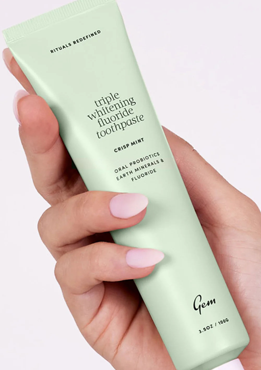 Gem Triple Whitening Toothpaste: Flouride Mint,100g