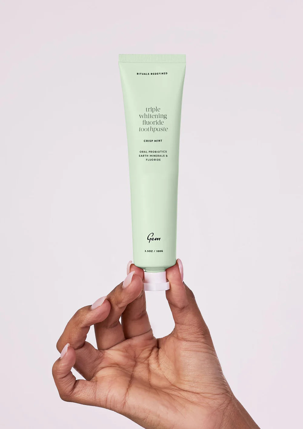 Gem Triple Whitening Toothpaste: Flouride Mint,100g
