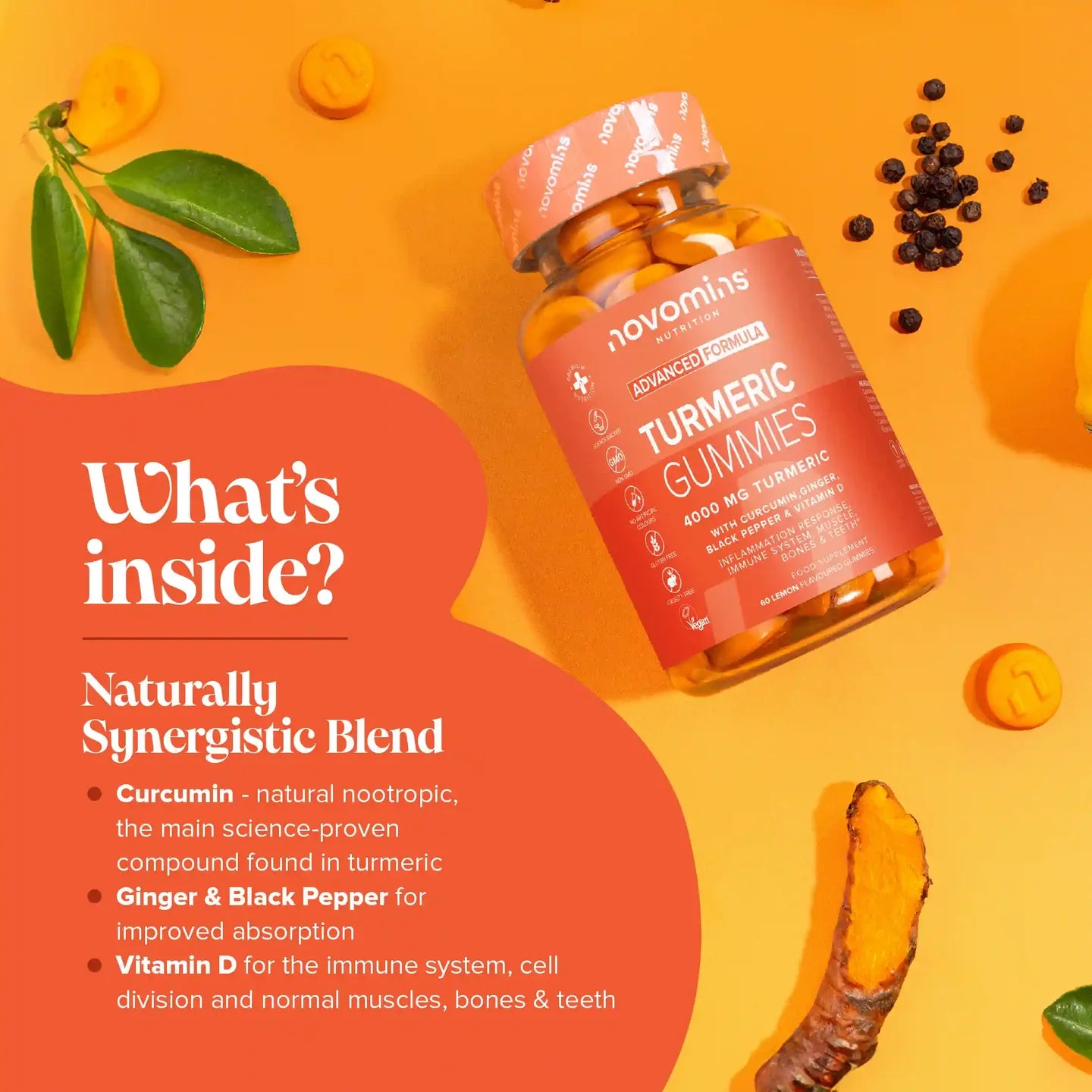 Novomins Turmeric Gummies