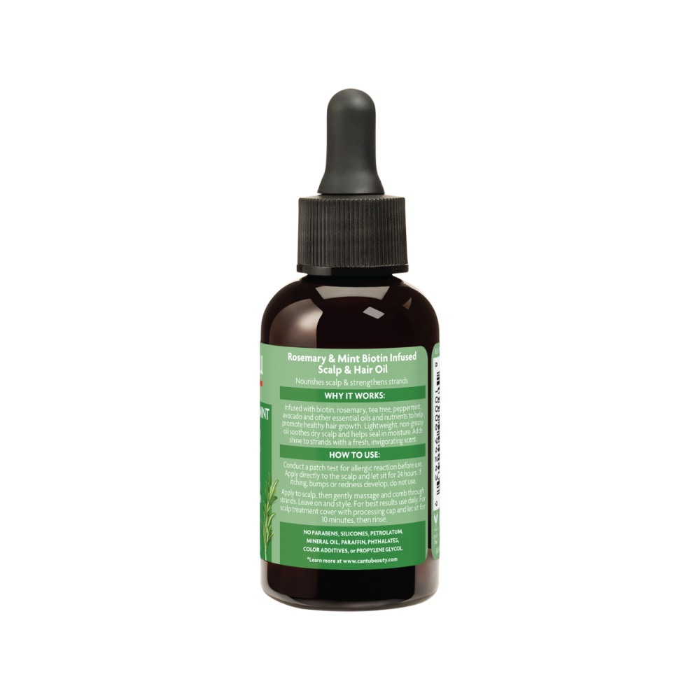 CANTU - Rosemary & Mint Scalp & Hair Oil 2oz (59ml)