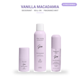 GEM Vanilla Macadamia Trio Deodorant, Roll-on and Body Mist