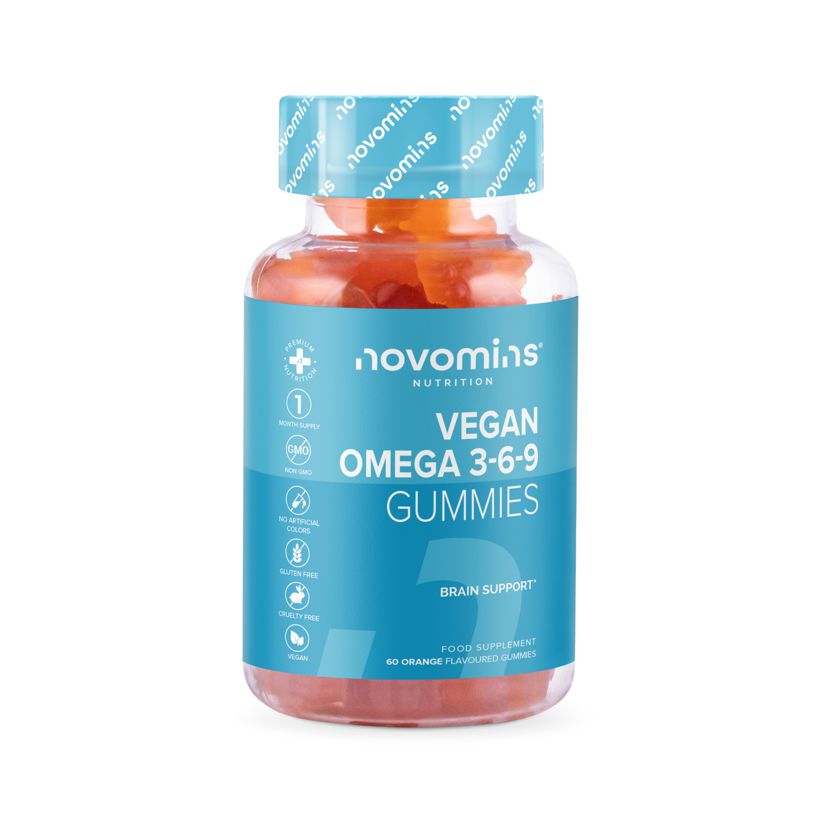 Novomins Vegan Omega 3-6-9 Gummies