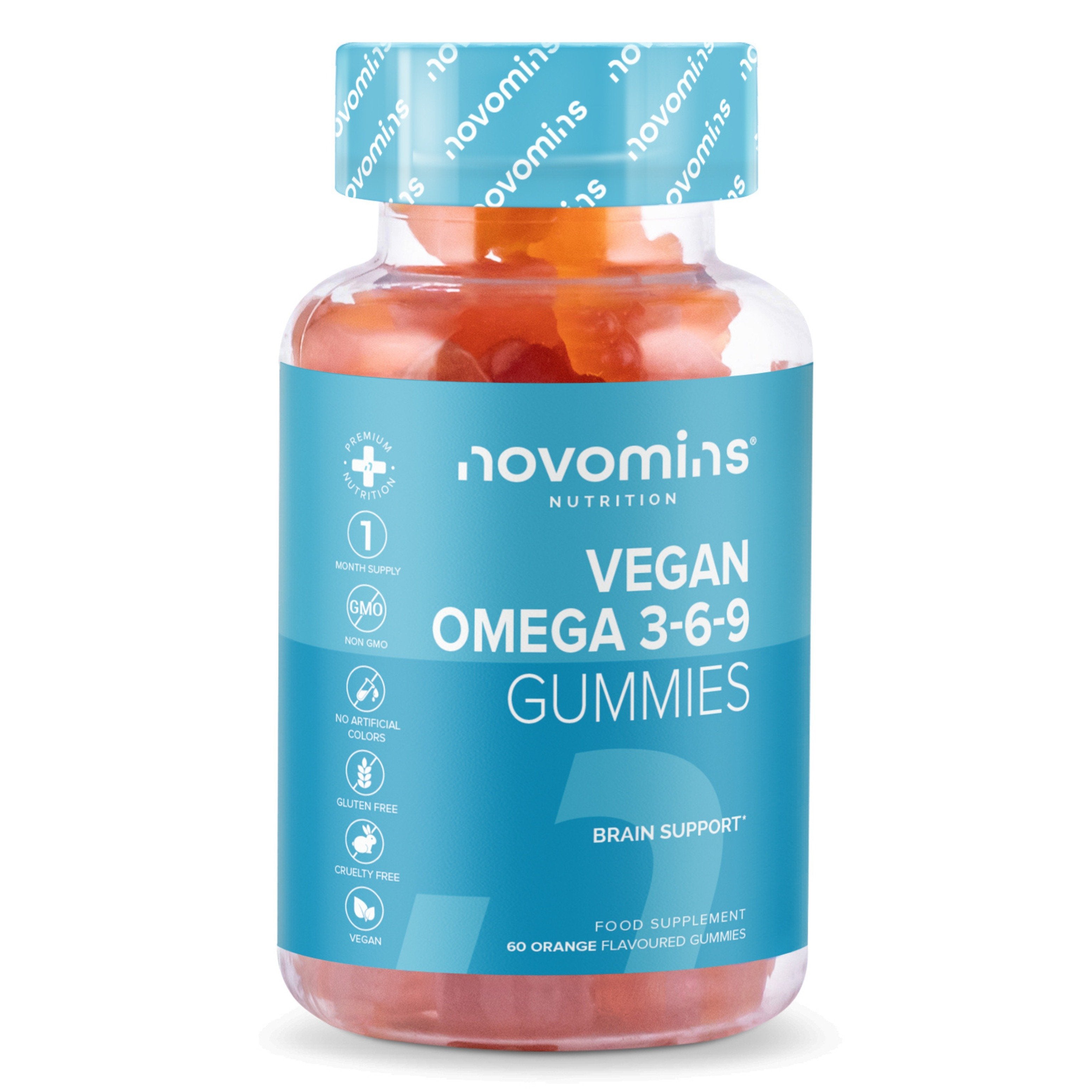 Novomins Vegan Omega 3-6-9 Gummies