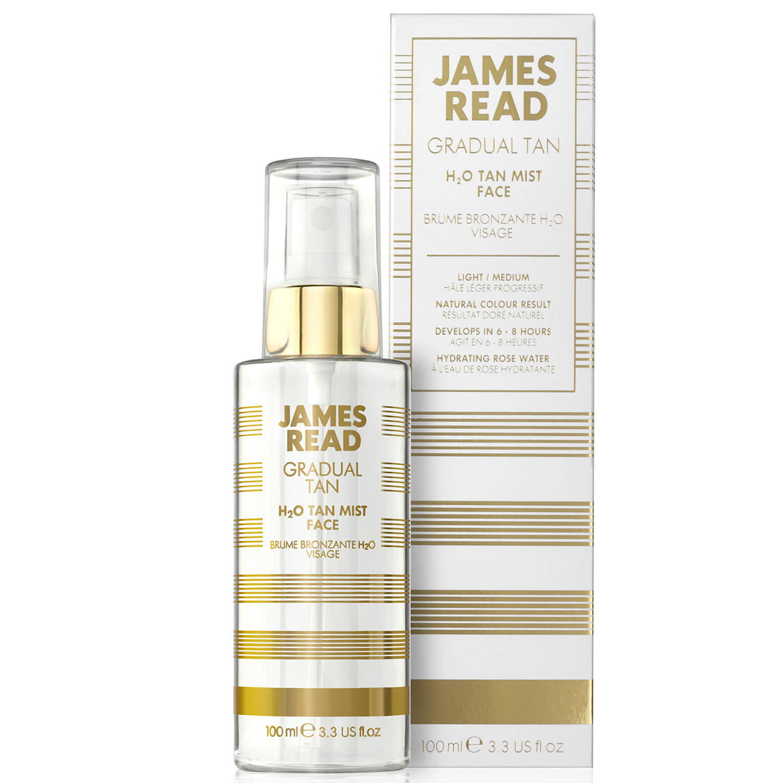 James Read - H2O Tan Mist Face - DistinctDistribution - Tanning