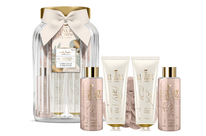 LBC Vanilla & Sweet Almond Ultimate Bathing Set