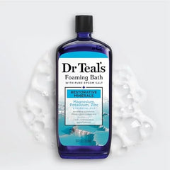 Dr Teal's Restorative Minerals Epsom Salt Foaming Bath 1l