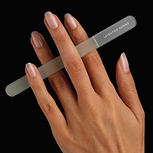 Leighton Denny Small Crystal Nail File - Aluminimum Case