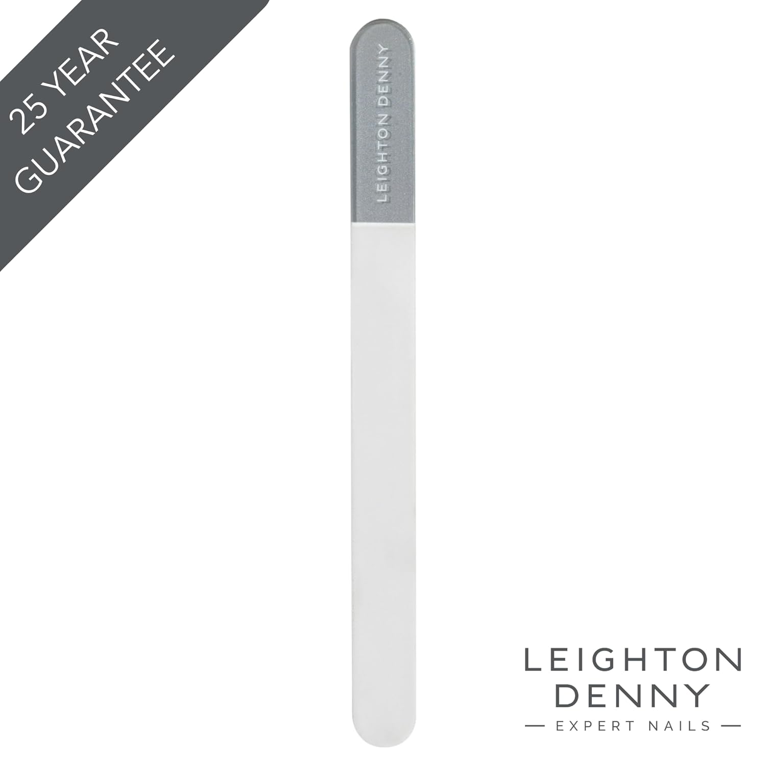 Leighton Denny Small Crystal Nail File - Aluminimum Case