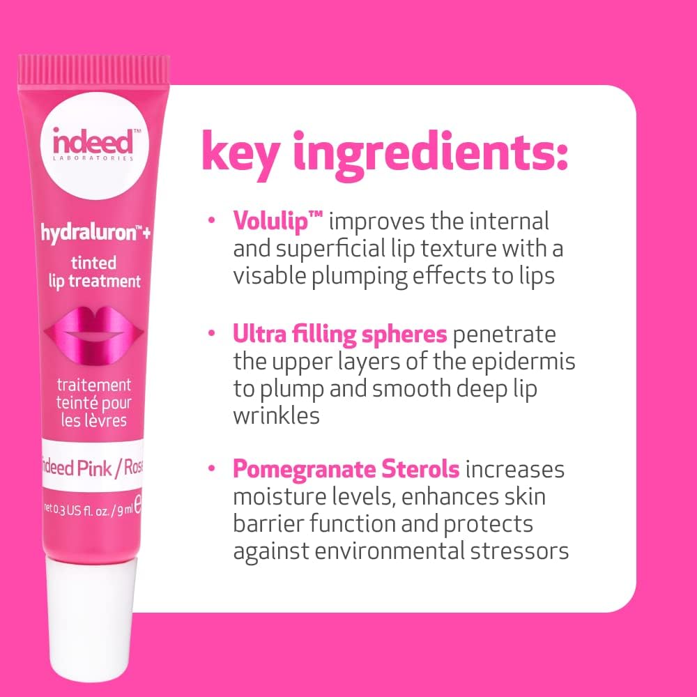 Hydraluron+ Tinted Lip Treatment Indeed Pink/Rose