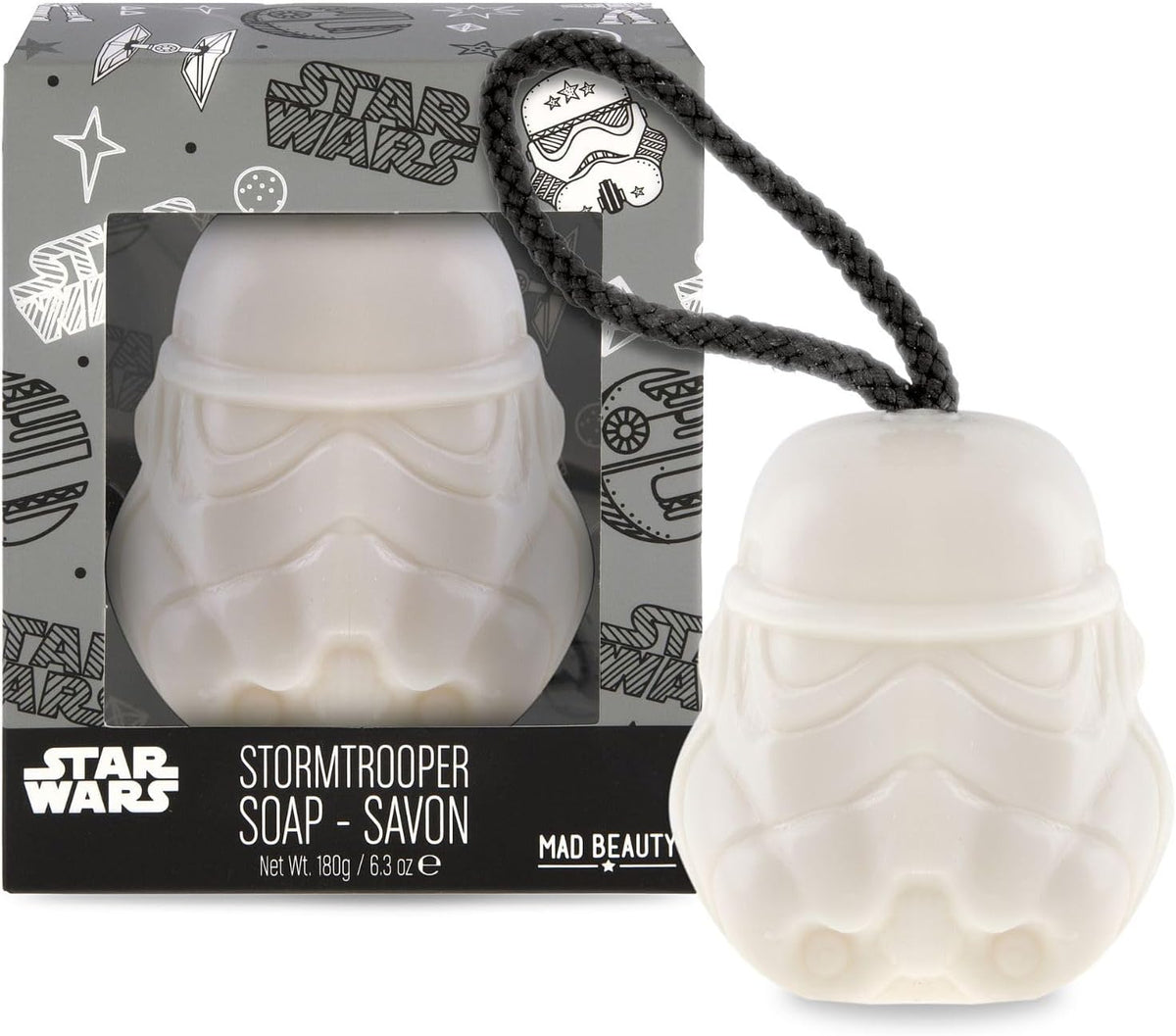 Star Wars Stormtrooper Soap Bar with Rope