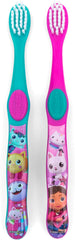 Gabby's Dollhouse Children s Twin Toothbrush Manual 2 Pack