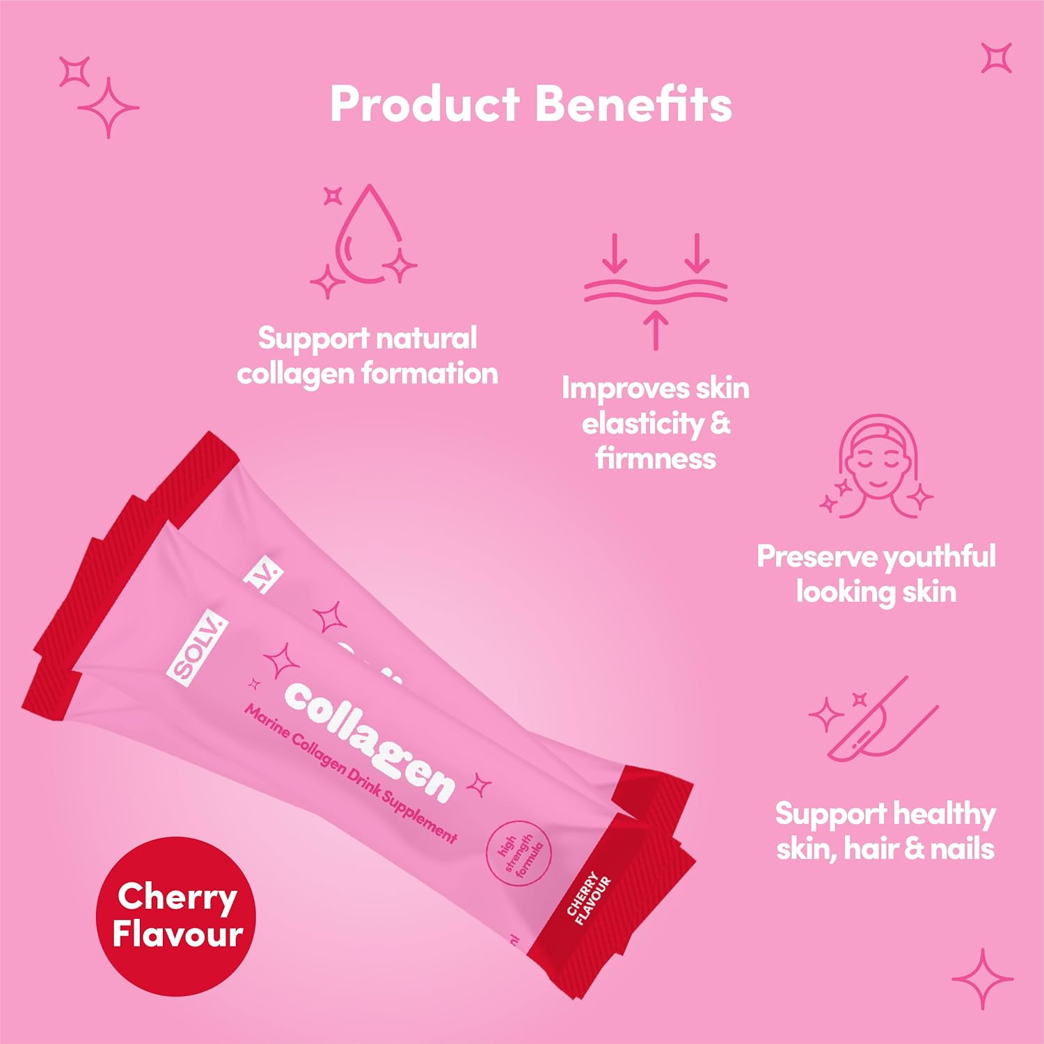 SOLV. Liquid Collagen Sachet 15ml (14 Pack)