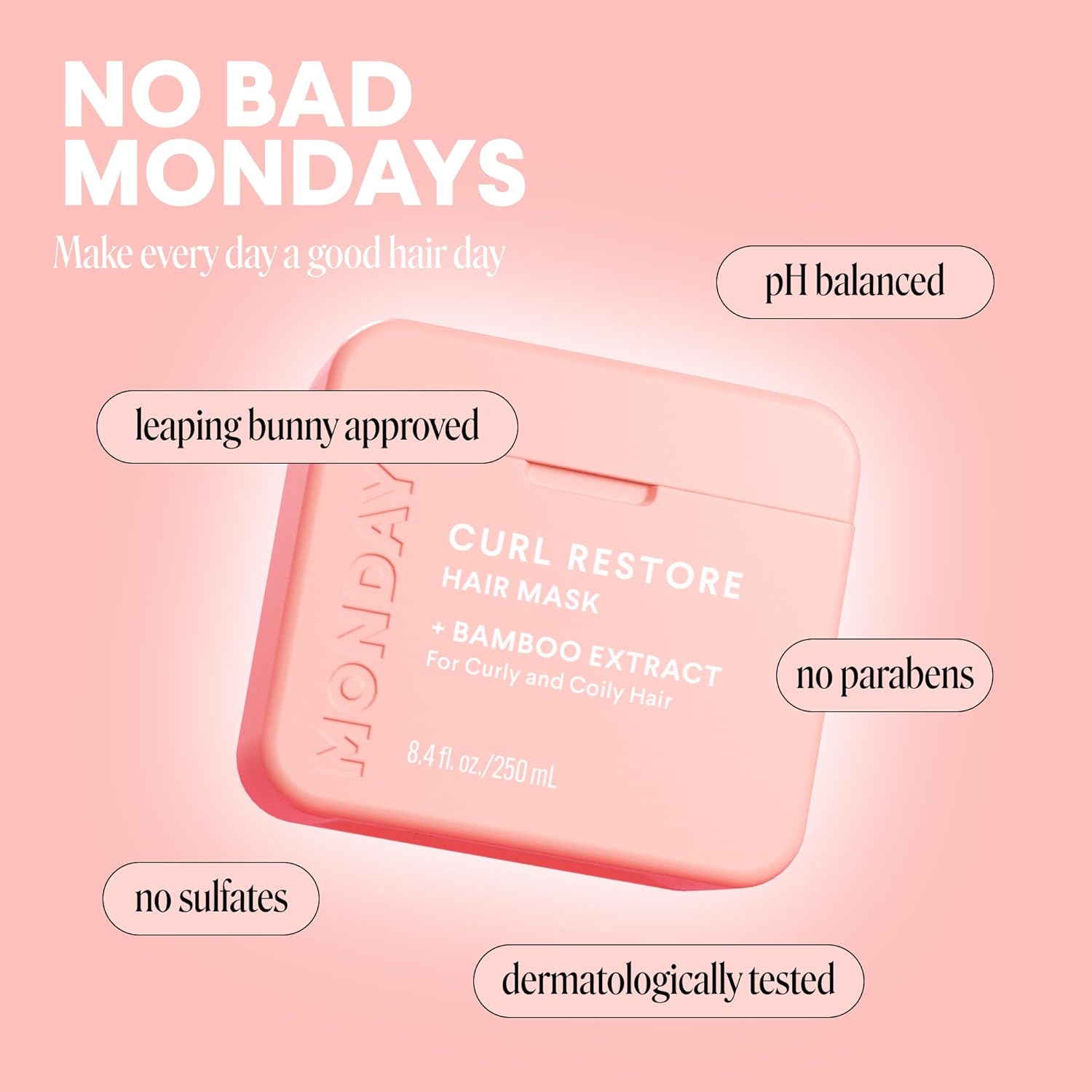 Monday Hair Mask Curl Restore 250ml