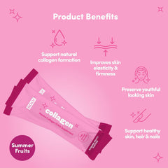 SOLV. Liquid Collagen Sachet 15ml (14 Pack) - Summer Fruits