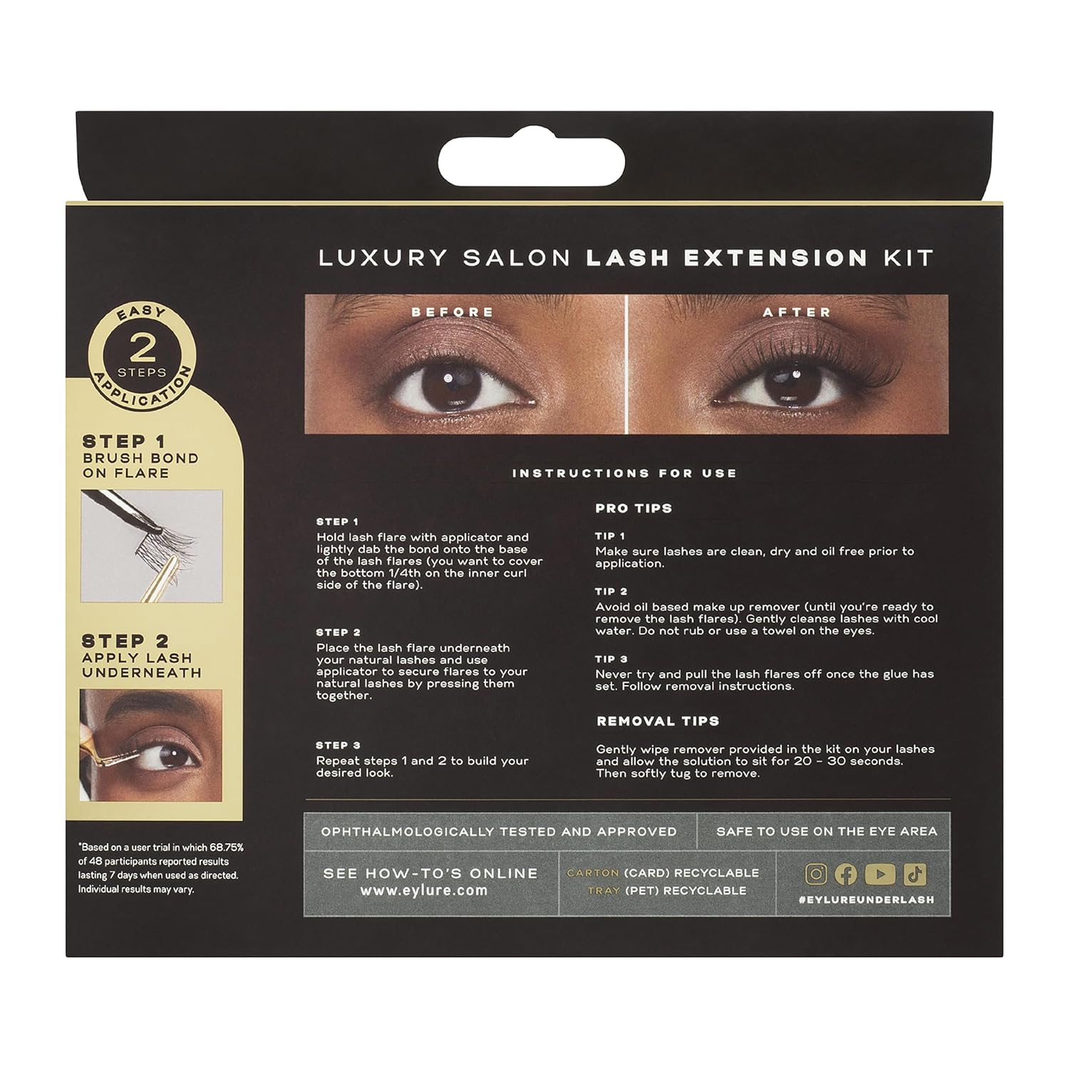 Eylure Underlash Natural Salon Curl Kit