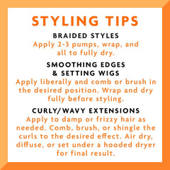 Protective Styles by Angela Set & Refresh Foam with Apple Cider Vinegar & Aloe