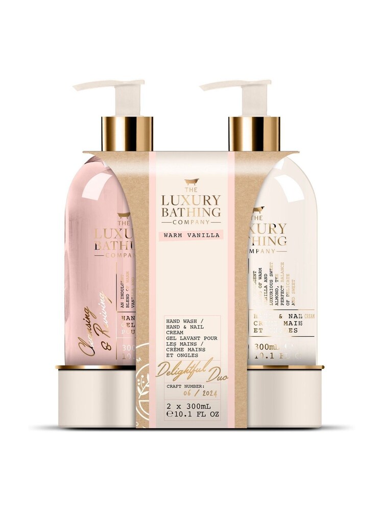 The Luxury Bathing Company Delightful Duo Warm Vanilla