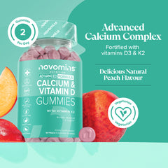 Novomins Calcium and Vitamin D Gummies
